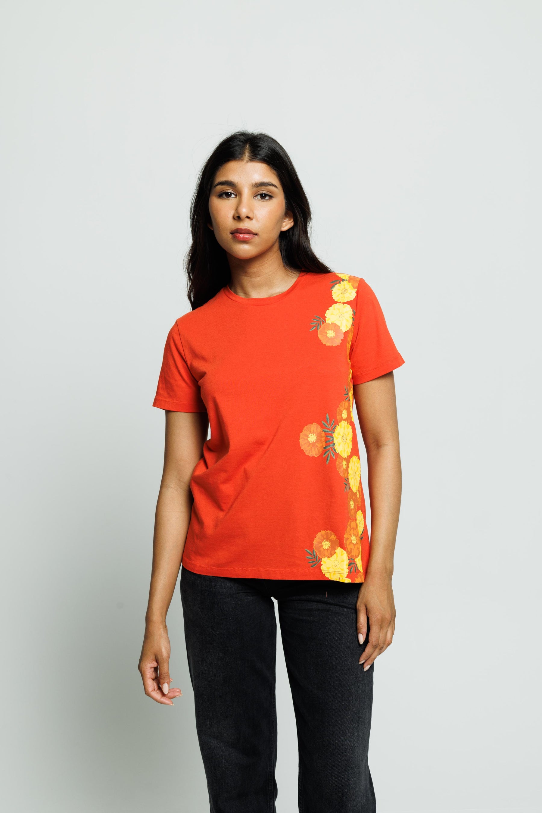 Marigold Flower T-Shirt